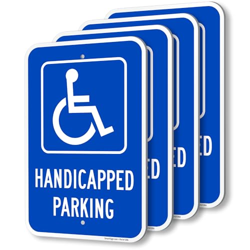 Portable Sign Stanchion - Handicapped Parking, Stanchions | Seton - View #6