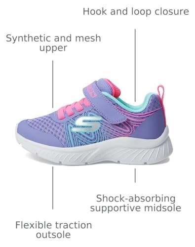 Image of Skechers Kids' Microspec Plus-Swirl Sweet Sneaker