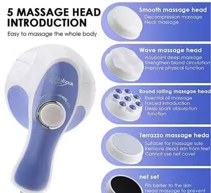 Dr. Draw Relax and Spin Tone Handheld Body Massage-RT4 Multi-speed Massage for Pen Relief and Fat Burning-Full Body Sliming Massage Machine for Back, Neck, Foot and Hand (White) Dr. Draw Relax and Spin Tone Handheld Body Massage-RT4 Multi-speed Massage for Pen Relief and Fat Burning-Full Body Sliming Massage Machine for Back, Neck, Foot and Hand (White)