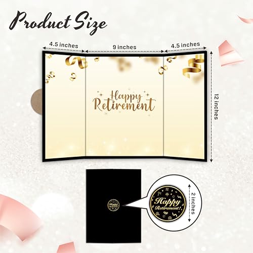 DYIRBIIY Retirement Signature Guest Book-Happy Retirement Sign Board-Alternative for Men Women Retired-Congratulate Retirement Party Decoration-Creative Retire Gift Supplies for Coworkers-A03