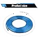 WZP Car Interior Trim Strip, 33Ft Car Door Panel Decor Filler Insert Strips, Flexible Electroplating Dashboard Decoration with Installing Tool, Universal for Most Vehicles (Blue)