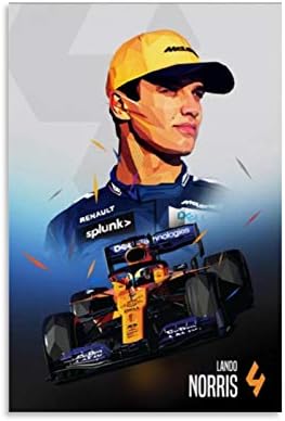 RTYHJ Lando Norris Canvas Art Poster and Wall Art Picture Print Modern Family bedroom Decor Posters 16x24inch(40x60cm)