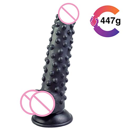 ARTIBETTER Longo Didlo Brinquedo Cavalo Iniciantes Casais Prazer Massageador Varas Preto