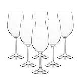 12.5-ounce Unbreakable Wine Glasses-Acrylic Plastic Stem Wine Glasses, set of 6clear color,Dishwasher Safe,BPA Free (clear color, 12.5-ounce)