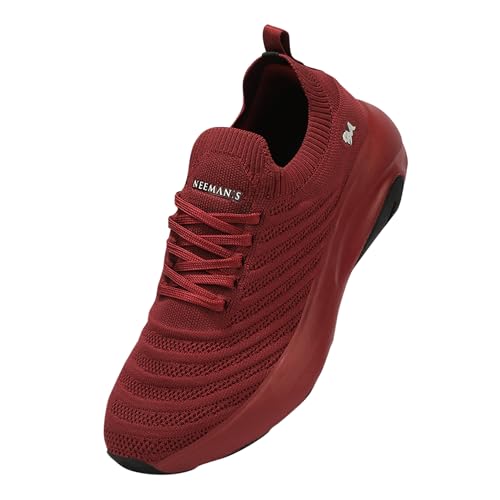 Image of Neeman's Begin Walk Glide Sneakers for Men | Breathable Knit Upper, Cushioned EVA Sole | Lightweight Walking Shoes for Everyday Comfort