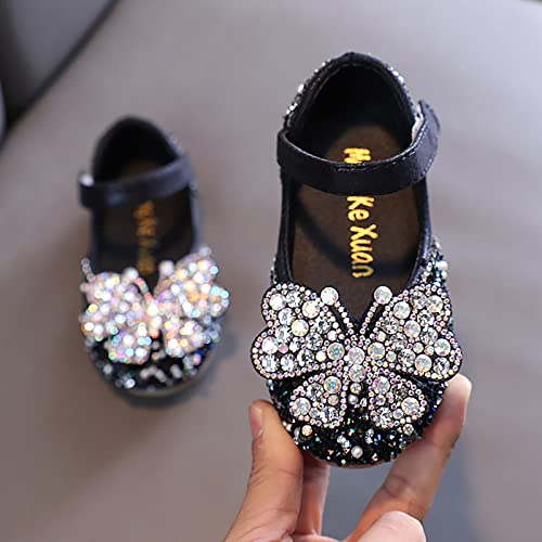 Dress Shoes for Girls,Girls Baby Infant Crystal Princess Shoes Bling Pearl Sandals Shoes Kids Dancing Shoes Gift2
