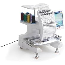 Computerized Sewing Machine, Household Fully Automatic Embroidery Machine with Color Touch Screen, Supports a Variety of Patterns and Colors, Number of Patterns in Memory 500