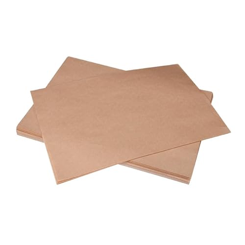 HRLORK Carta pergamena da forno, carta oleata, usa e getta, antiaderente, per friggitrice ad aria, confezione da 100 pezzi