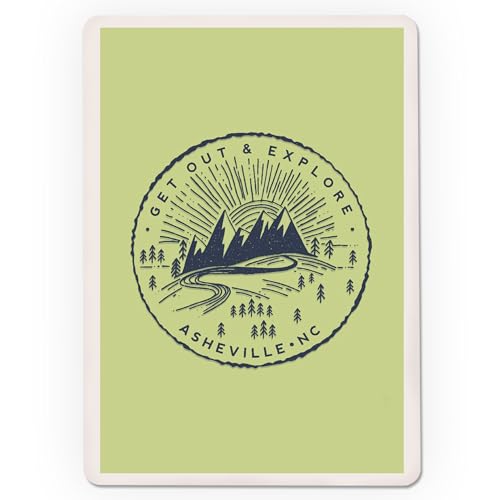 Lantern Press Asheville, North Carolina, baraja de 52 cartas poker miniatura 3