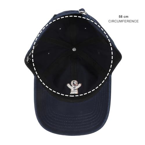 Gorra Shrek de visera curva azul marino con bordado Gingy ajustable 3