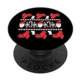 brutto natale motocicletta motocross dirt bike enduro regalo popsockets popgrip: impugnatura per telefoni cellulari e tablet intercambiabile
