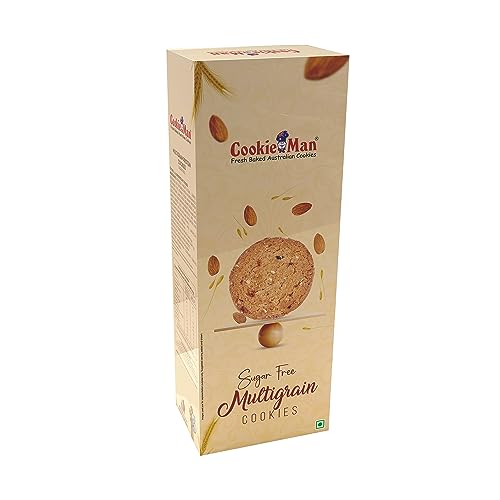 Cookieman Sugar Free Atta Multigrain Protein Cookies Biscuits - 150g (B0C7ZZS2F5) Amazon Price History, Amazon Price Tracker