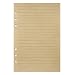 A5 Refill Paper, Lined Craft Paper for Large Leather Journal Notebook Traveler Journal Inserts 200 Pages