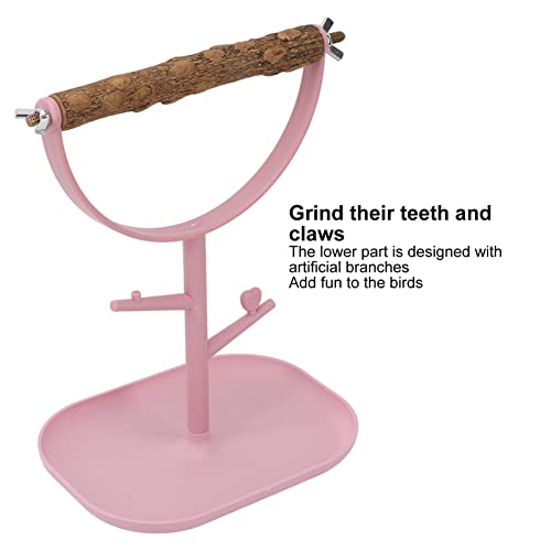 Image of Bird Stand Tabletop, Parrots Training Stand Wood Birds Playstand Bird Play Stand Cockatiel Playground Wood Perch Gym Playpen Ladder for Small Medium Parrots, Conures, Parakeets, Finch