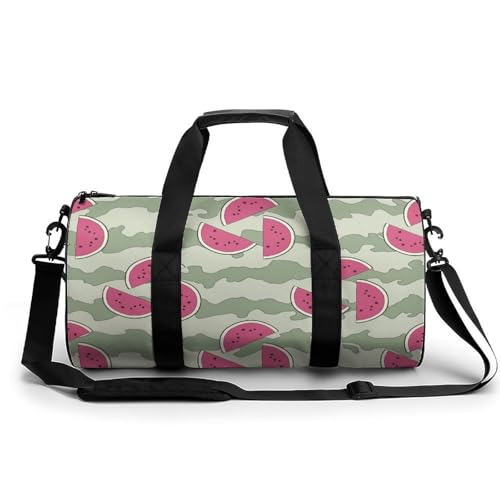 Duffel bag pastèque camouflage de 45x23x23cm cylindrique et robuste
