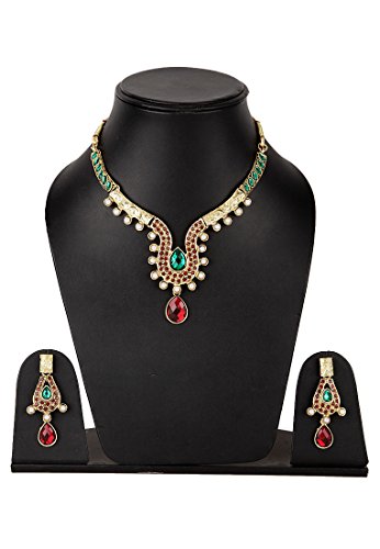 Golden & Red Necklace & Set for Women