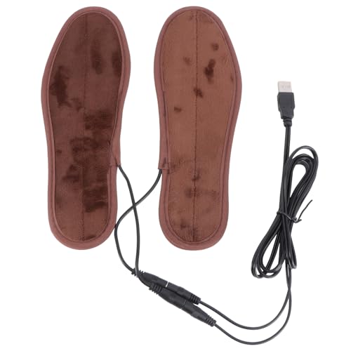 Pair USB Heating Shoe Pads Heated Boot Insoles Heating Insole USB Electric Heated Shoe Inserts for Women Inserts Winter Slippers Man