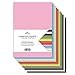 Produktbild Tritart - Buntpapier A4 130g /m² I 120 Blatt festes Bastelpapier voll durchgefärbt I stabiler kreativ Tonkarton zum Basteln I Fotokarton 12 verschiedene Farben I DIY buntes Tonpapier Bastelkarton