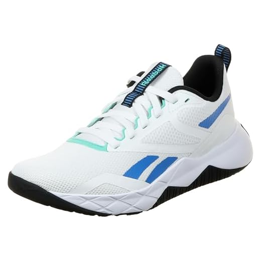 Reebok Nfx Trainer, Zapatillas Hombre, Calzado Blanco Cinético Azul Negro, 42 EU