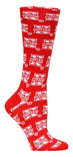 Donegal Bay NCAA Nebraska Cornhuskers Dress Socks, Red, One Size