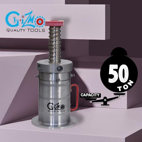 Image of GIZMO Mechanical Jack, Steel Jack, Jack Stands with Double Lift, Jack Stands for Multi Vehicles Made of CNC Machines (50 TON)