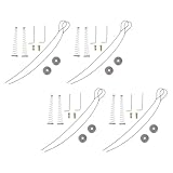 Performance résistante aux intempéries : conçu comme accessoire de portail extérieur, sa construction en acier inoxydable lui permet de résister à les climats. corde de verrouillage et câble de verrouillage inclus