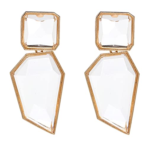 Acrylic Dangle Earrings For Women Statement Geometric Earrings Drop Earrings #TOP17