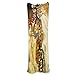 BONNIU Taie Coussin Décoratif 50X180 cm Housse Oreiller Velours Zip Nu Housse - Klimt - Serpents d'eau III GK080
