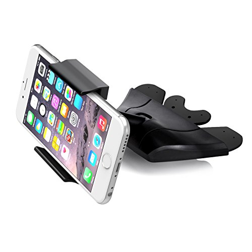 CD Slot Car Mount - Badalink Universal Car Cell Phone Holder Cradle with 360° Rotation for iPhone 7/6s/6 Plus SE, Samsung Galaxy, Nexus, LG, Moto, HTC, Sony and Other Smartphones