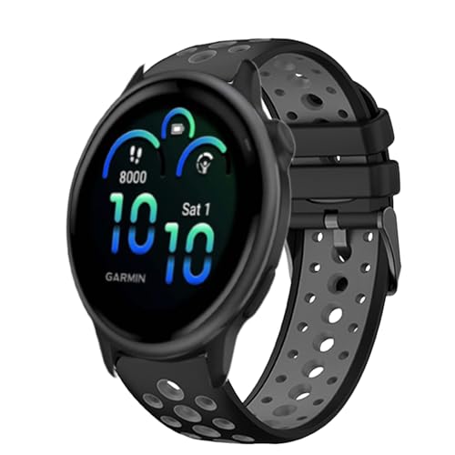 [Asvufeyy] 20mm �o���h Garmin(�K�[�~��) Vivoactive 6/5/Venu Sq 2/Venu 2 Plus �Ή� �����x���g, Garmin Forerunner 70/170/170 Music/570 42mm �p �\�t