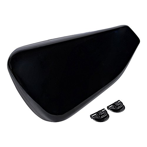 image for Astra Depot Glossy Black Left Side Battery Cover OE Replacement Harley