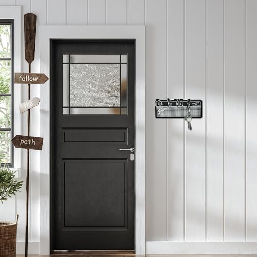 Abiemuce Marshall Schlüsselbrett, Schlüsselhalter, Marshall Key Holder, Schlüsselbrett Schlüsselhalter Wandmontage mit 4 Gitarrenstecker, für Schlüssel Haus Befestigung (Grau)