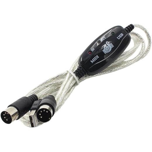 MIDI USB Interface Cable
