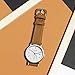 Imagen de FEICE Reloj Automático Mecánico para Hombres Bauhaus Minimalista Analógico Relojes de Pulsera Unisex Reloj Zafiro Sintético FM201