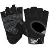 Fingerless Weight Lifting Gloves with Palm Protection Padding, Breathable Lightweight Gym Gloves for Men, Women, Weightlifting, Cycling, Exercise, Training Pull Up