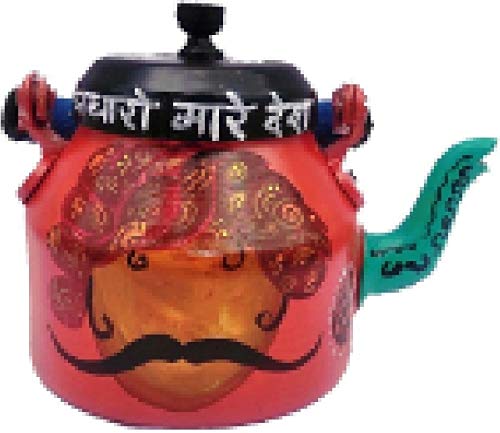 Théière Padharo Maro decorative en aluminium coloré, l'idée cadeau idéale