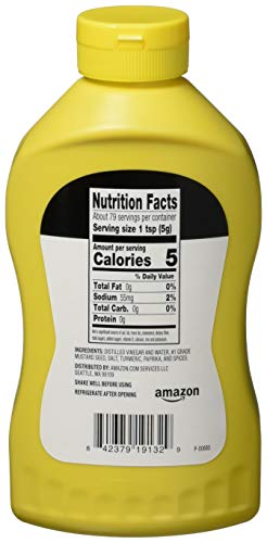 Image of Happy Belly Yellow Mustard, Kosher | 14 Oz | Pack of 4