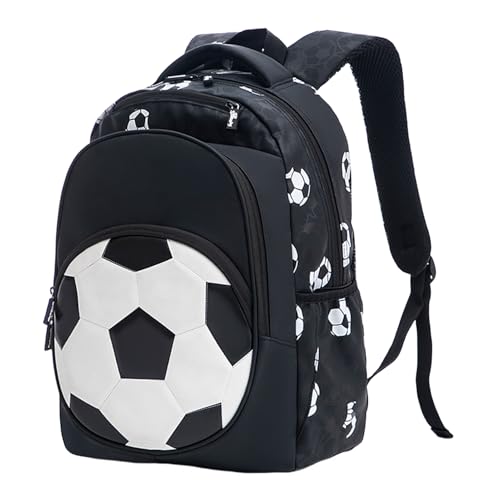 Kinder-Rucksack für Jungen, Grundschule, Mittelschule, Büchertaschen für Kinder, wasserabweisend, Sohn, Mochila, Escolares para Niños, Alter 8–10 Jahre, 39 cm, Schwarz, Refer to description