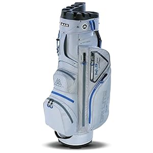 Big Max Dri Lite Silencio Cartbag – Bolsa impermeable para palos de golf, color plateado