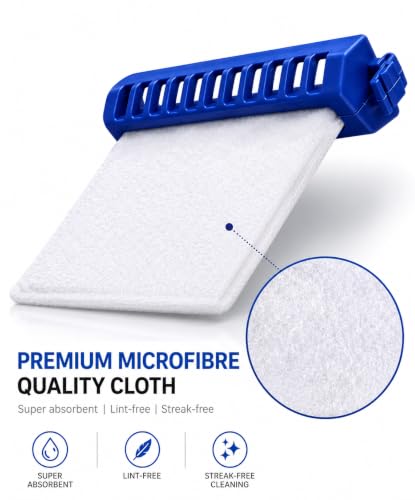Image of SANAVYA Washer Lint Filter Compatible for Whirlpool E-50 Semi Automatic Washing Machine - Dust Collector Net Bag 12.2 cm x 3 cm Blue Colour Pack of 2
