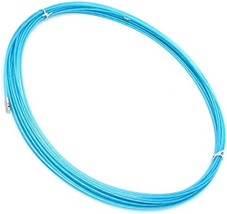 Nylon Steel Electrician Fish Tape Conduit Nylon Cable Puller with Wheel Blue Durable Quality
