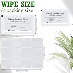 150 Pcs Makeup Remover Wipes Bulk Waterproof Makeup Wipes Individually Wrapped Face Wipes for Women Gentle Facial Cleansing Towelettes for Travel Hotel Skin Mascara Lipstick Oil Dirt (White) - Image 2