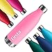 Grsta Botellas De Agua, Botella Agua Acero Inoxidable sin BPA 750ml/Rosa Claro Botellas de Frío/Caliente Termo para Niños/Adultos, Adecuada para Al Aire Libre Deportes Camping Y Ciclismo
