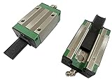 Mssoomm 2Pcs HGH20 - CA Carriage Slider Block for 20mm HGH20 CNC Square Linear Guide Rail Kit, High Assembly and Square Slider for CNC Machine and DIY Project