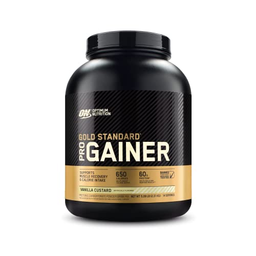 OPTIMUM NUTRITION Pro Complex Gainer, Vanilla Custard 5.08 lbs.