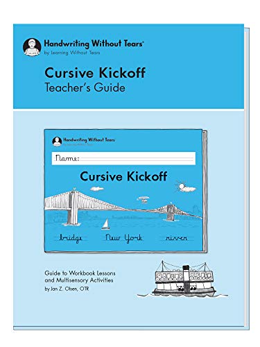Handwriting Without Tears Cursive Kickoff Teacher's Guide