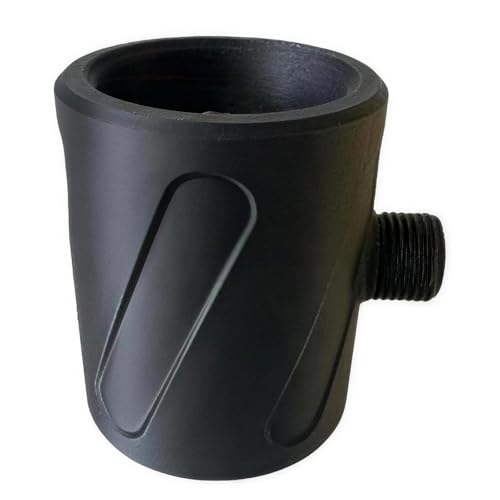 Cabezal de ducha para hombre Spiral Nozzle, plástico, negro