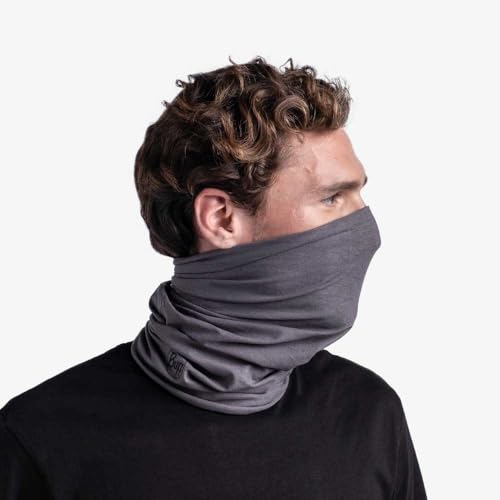 Miniatura 6 de Buff , Braga De Cuello Original Ecostretch Hombre Mujer Multifucional Talla Unica, Caminar, Cuello Y Cabeza, Senderismo, Sostenible, Running, Ligera, Color Liso, Castlerock Gris