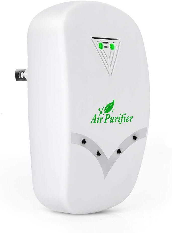 Air Purifier Plug in for Home, Mini Smoke Purifier, Odor Eliminator Cleaner, Remove Smoke Smell Portable Air Freshener for Bedroom, Living Room, Hotel, Office