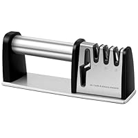 Coltelli affilatori, 4 in 1 lama da cucina e forbici affilatura strumento, potenti accessori professionali per coltelli da cucina dello chef, manuale coltello affilatore cucina